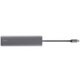 Trust 25661 Docking Station USB Tipo-C 7 en 1 | 2x USB, 2x HDMI 4K, 1x DisplayPort, 1x USB Tipo-C PD, Gris